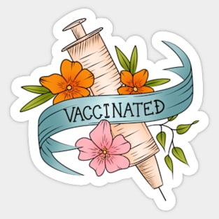 Vaccinated Sticker